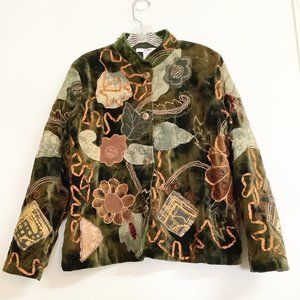 Acorn Velvet Fall Lined Jacket Size L